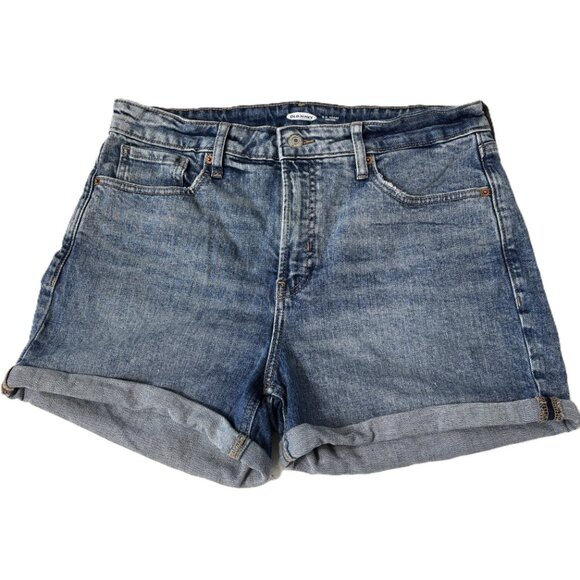 Old Navy O G Short High Rise Jean Shorts Sz 12 - Picture 3 of 7